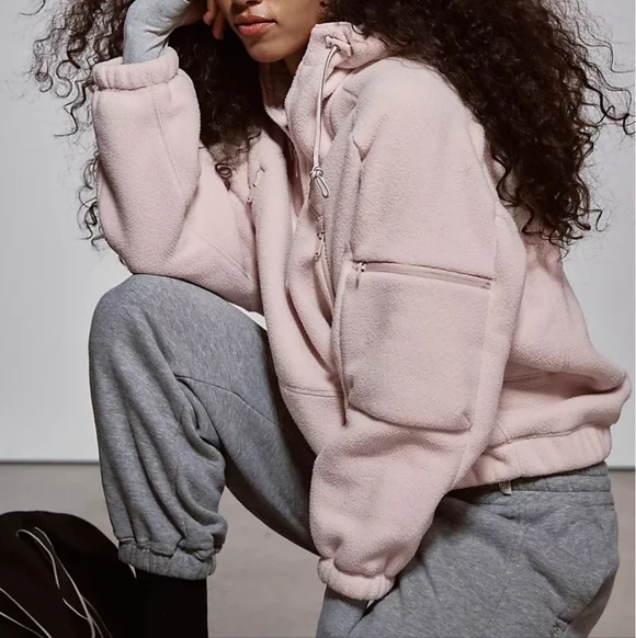 FP Movement Free People Wild and Free Pullover size L color is Cashmere / Cream - Picture 6 of 17